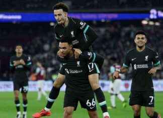 Liverpool vence con contundencia al West Ham en un partido imparable. liverpool-vence-con-contundencia-al-west-ham-en-un-partido-imparable