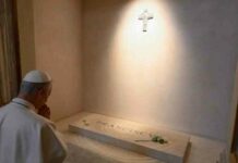 papa-len-xv-visita-la-tumba-de-francisco-su-predecesor-noticias-destacadas-del-vaticano