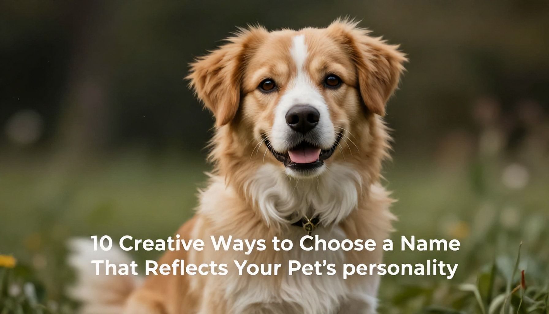 10 formas creativas de elegir un nombre que refleje el carácter de tu mascota*