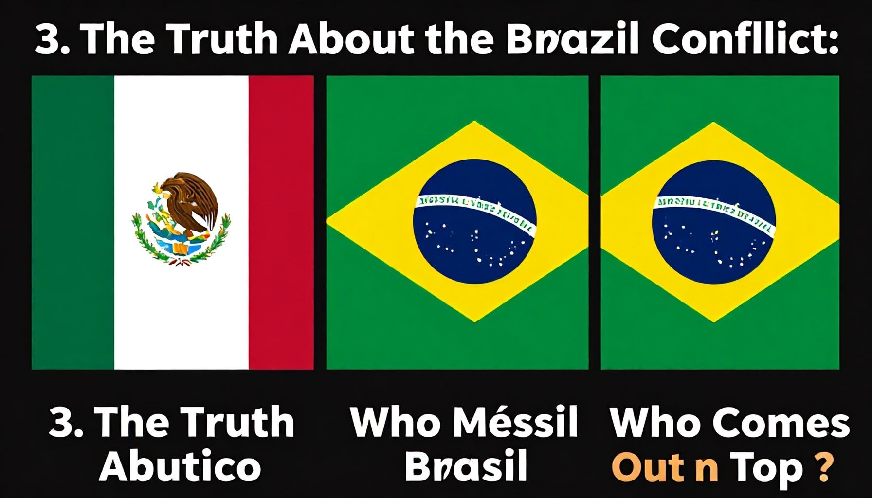 3. La Verdad sobre el conflicto México-Brasil: ¿Quién sale ganando?*