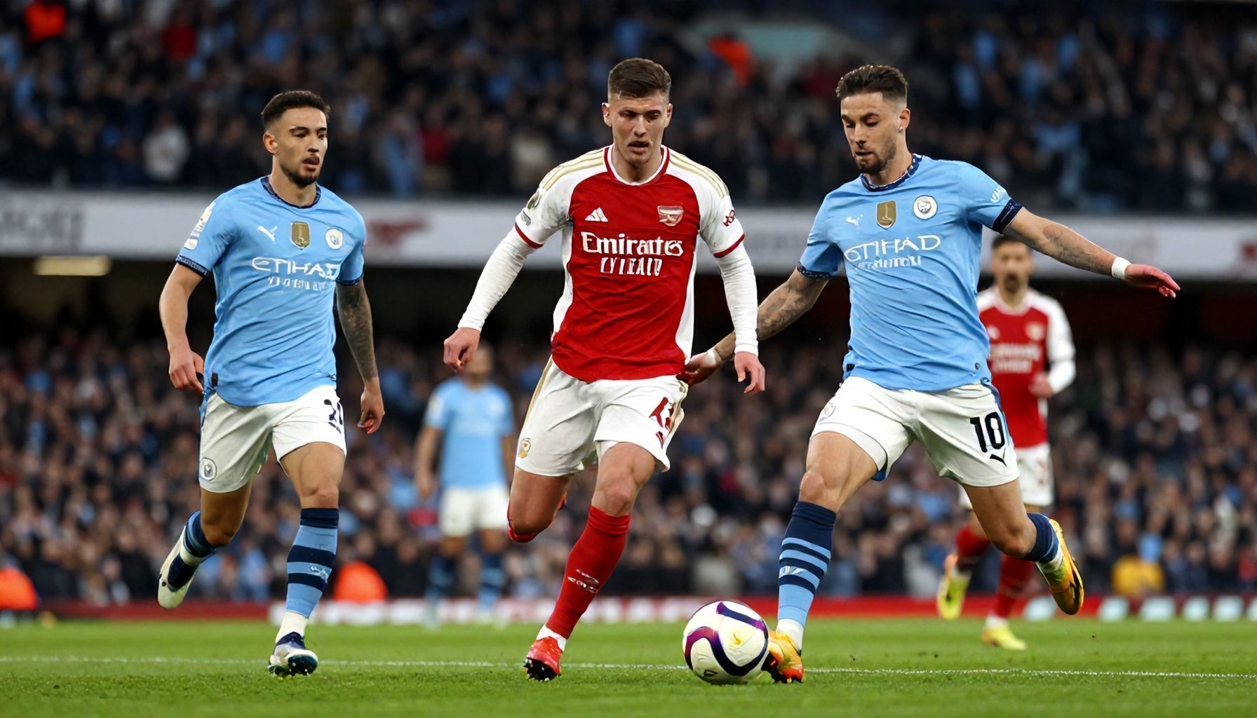 5 claves tácticas que decidirán el Arsenal vs. Manchester City*