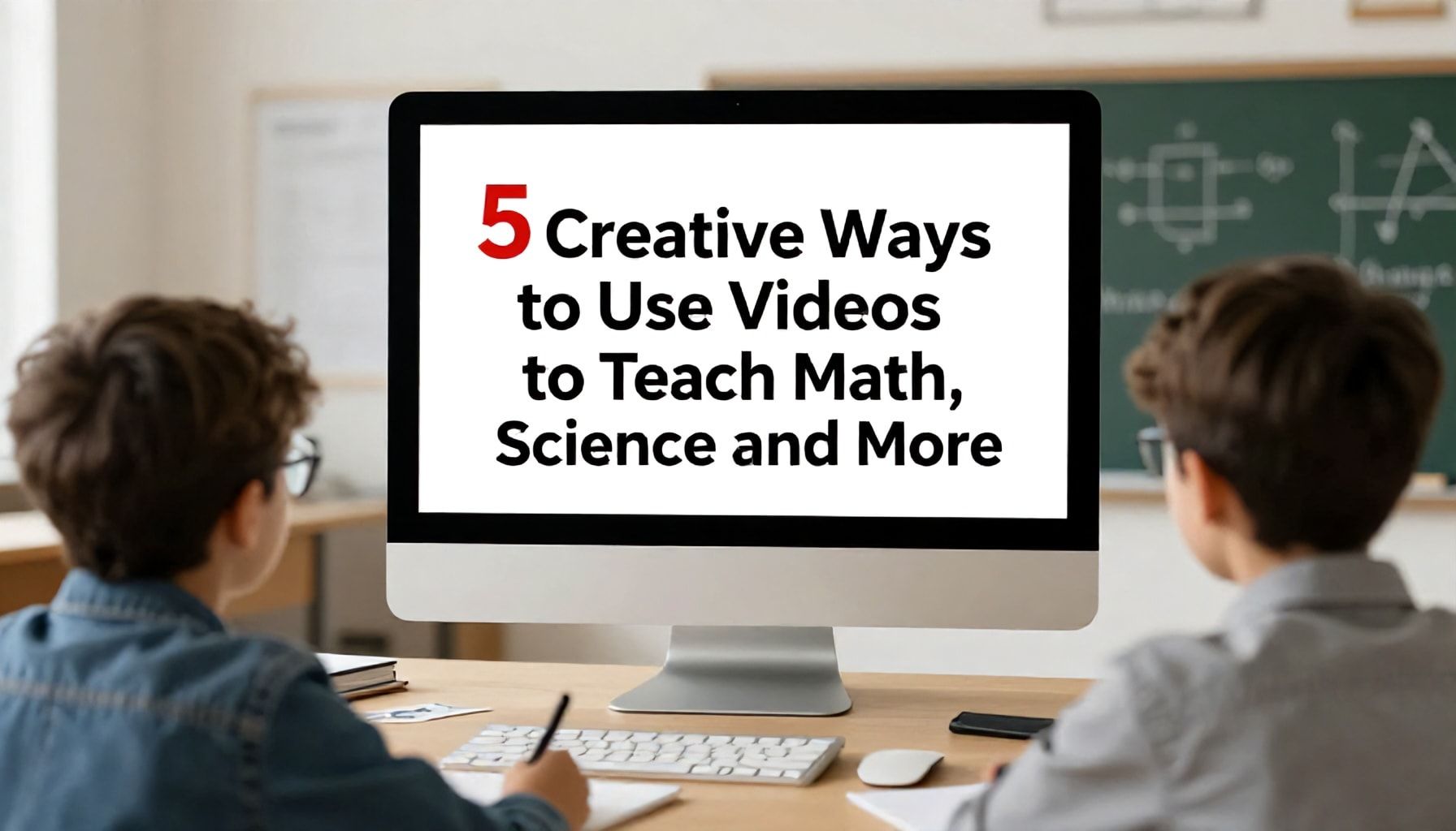 5 formas creativas de usar videos para enseñar matemáticas, ciencia y más"*