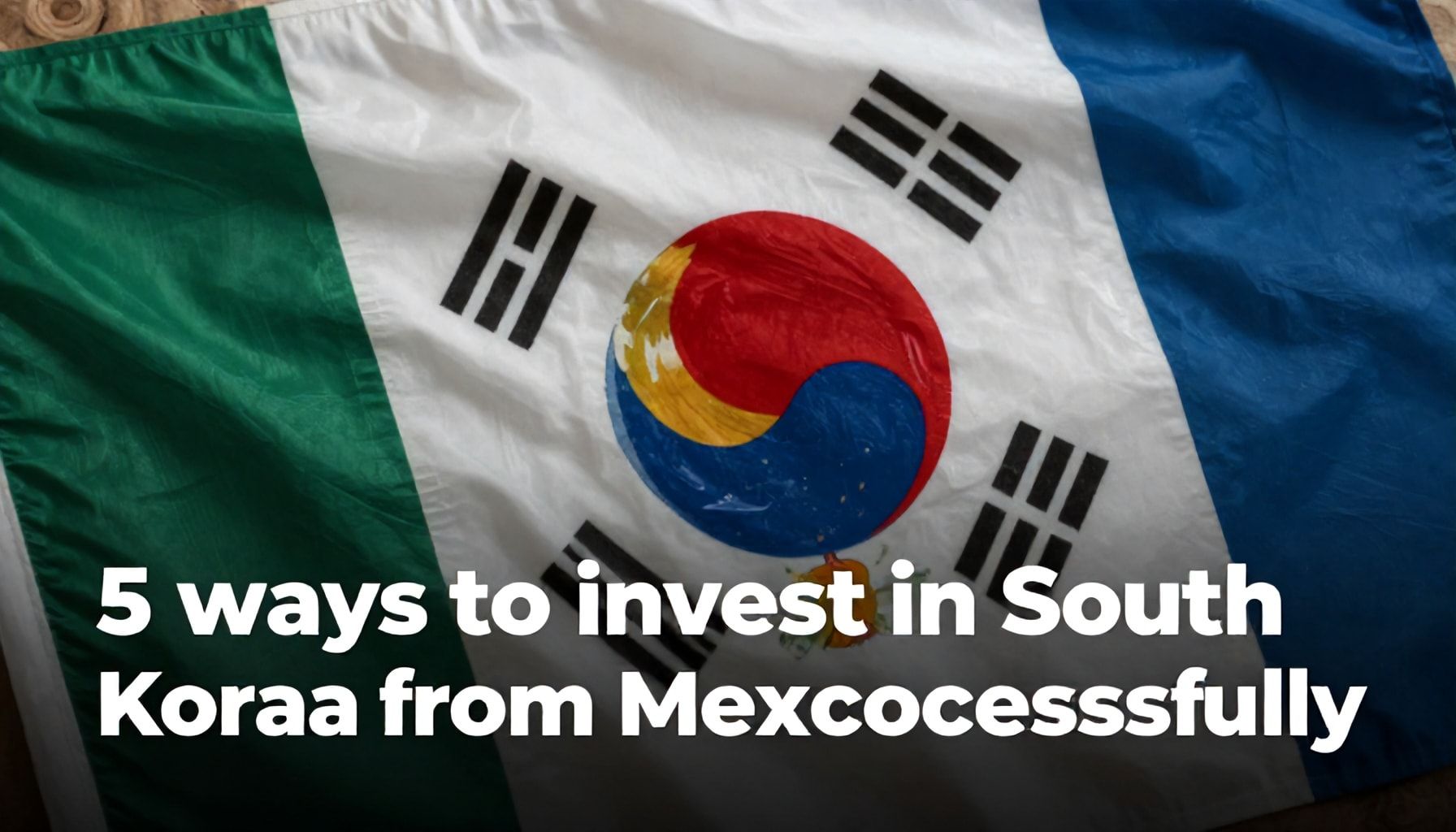 5 formas de invertir en Corea del Sur desde México con éxito*