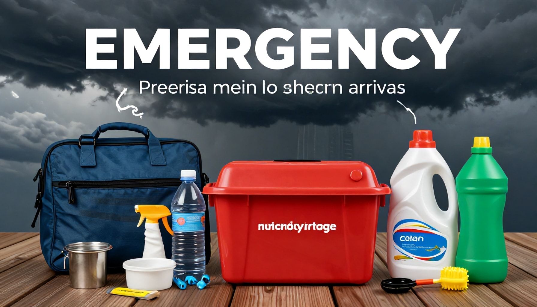 5 formas efectivas de preparar un kit de emergencia antes de que llegue la tormenta*