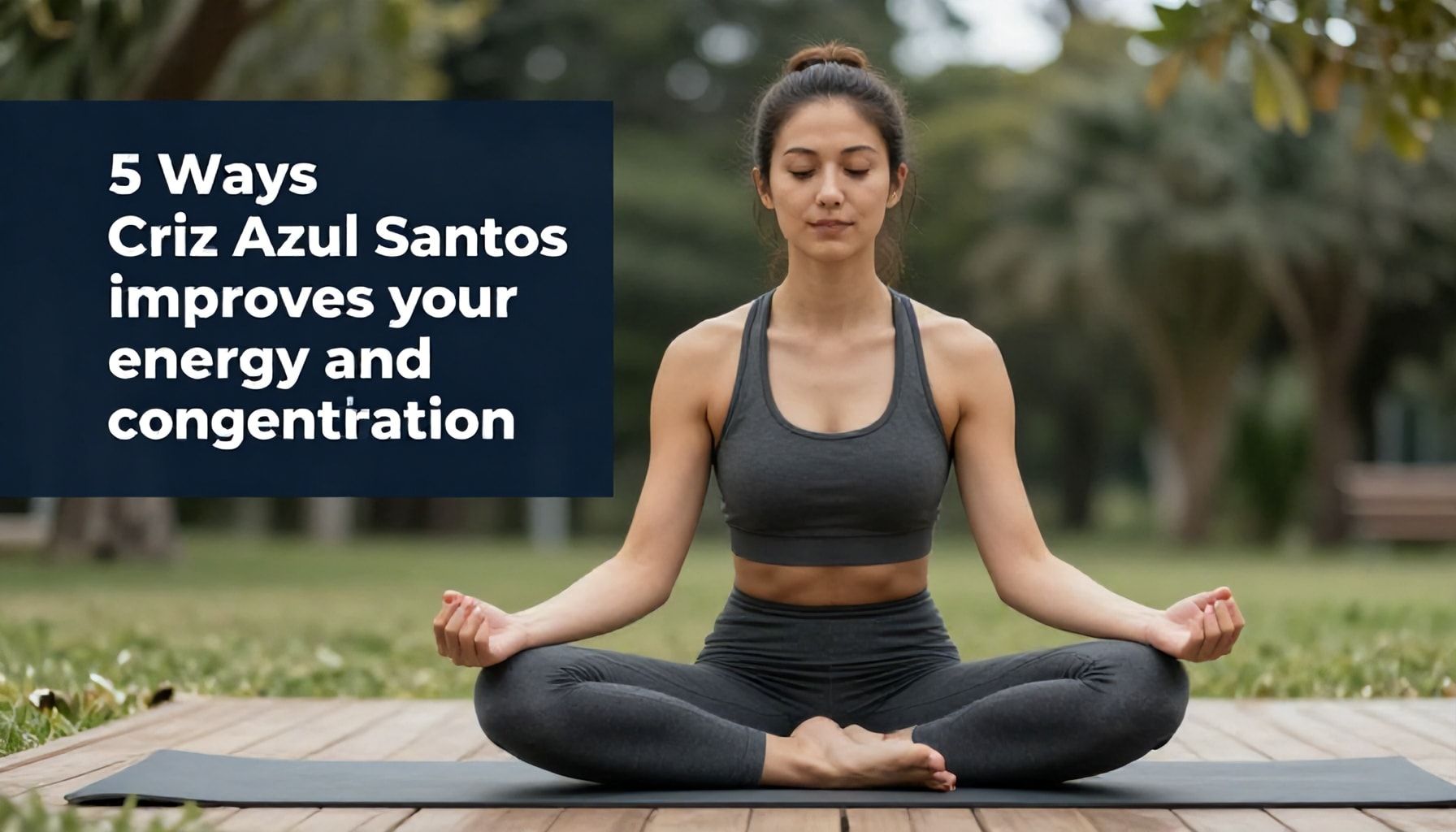 5 formas en que Criz Azul Santos mejora tu energía y concentración*