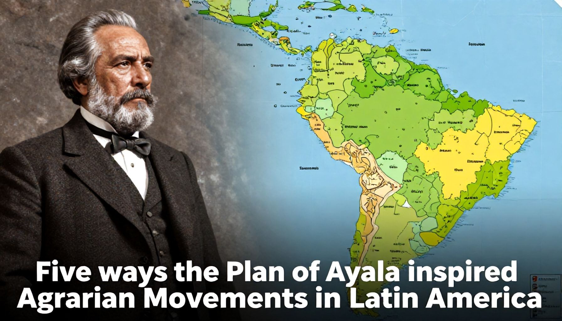 5 formas en que el Plan de Ayala inspiró movimientos agrarios en Latinoamérica*