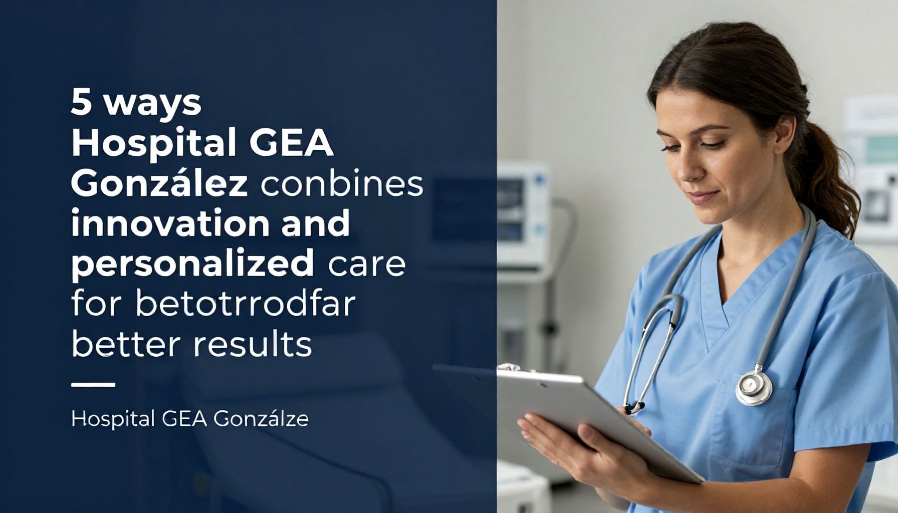 5 formas en que Hospital GEA González combina innovación y atención personalizada para mejores resultados*