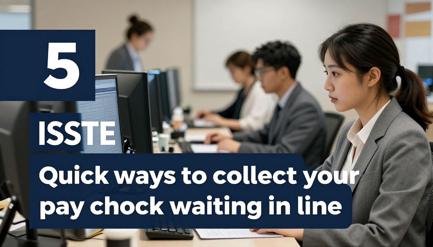 5 formas rápidas de cobrar tu talón de pago ISSSTE sin hacer filas*