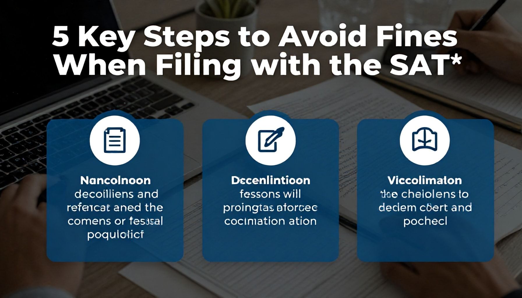 5 Pasos Clave para Evitar Multas al Declarar con el SAT*