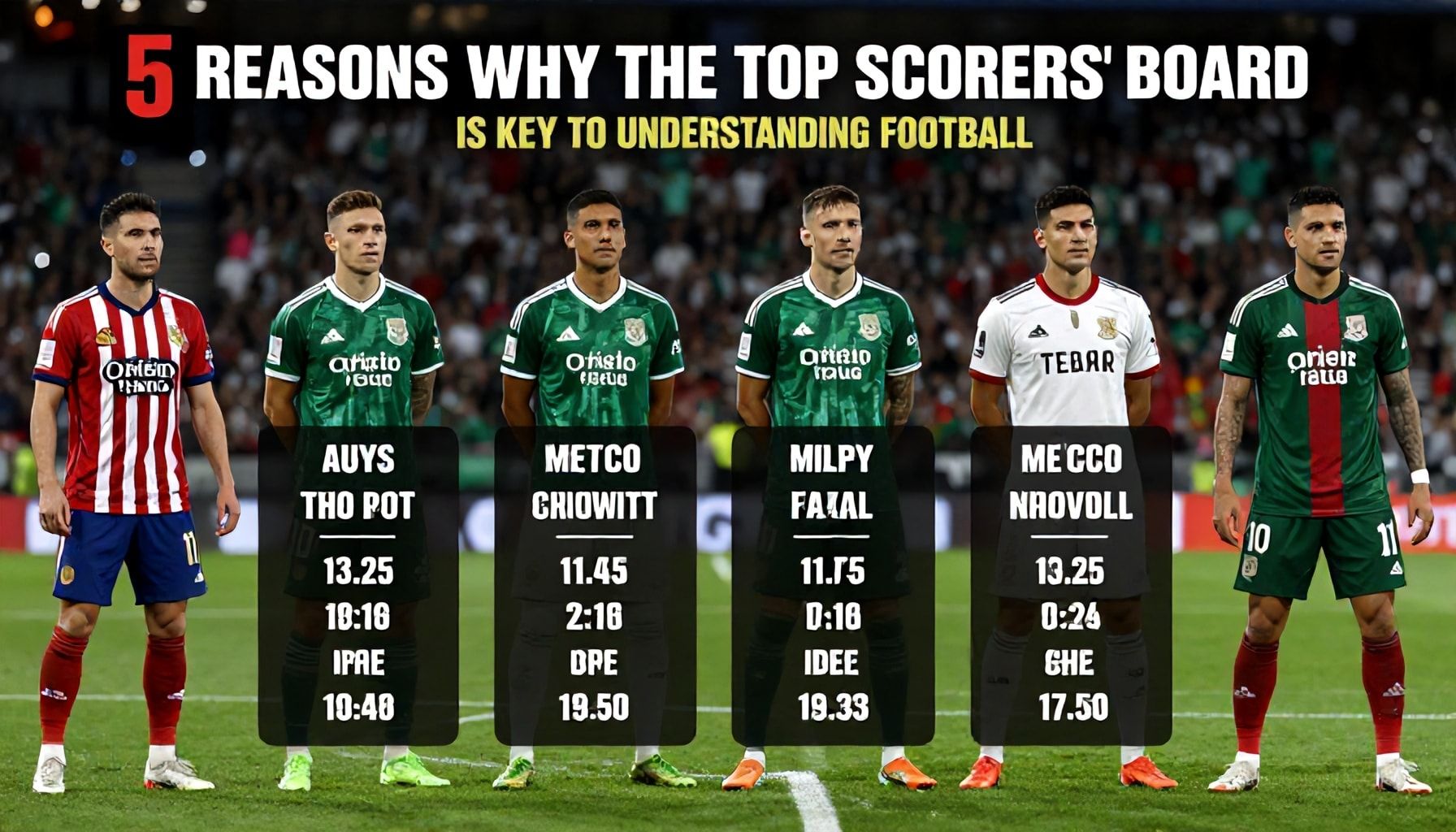 5 razones por las que el tablero de goleadores es clave para entender el fútbol mexicano*