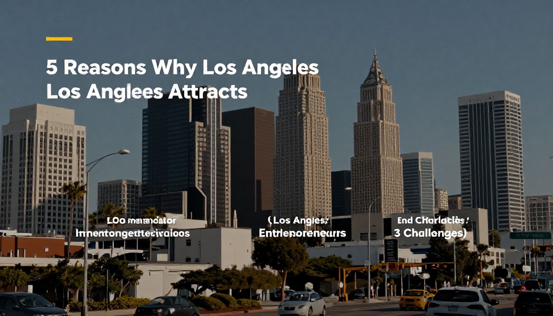 5 razones por las que Los Ángeles atrae a emprendedores (y 3 desafíos)*