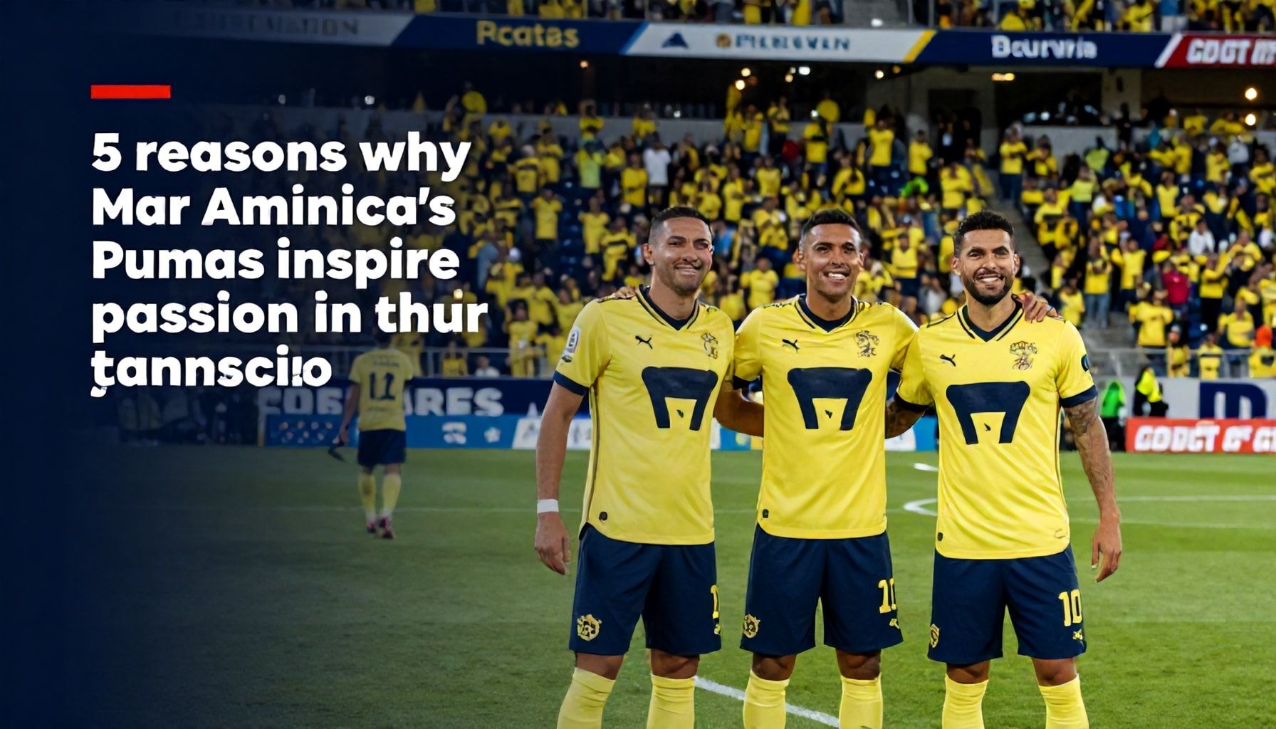 5 razones por las que los Pumas de América inspiran pasión en sus aficionados*