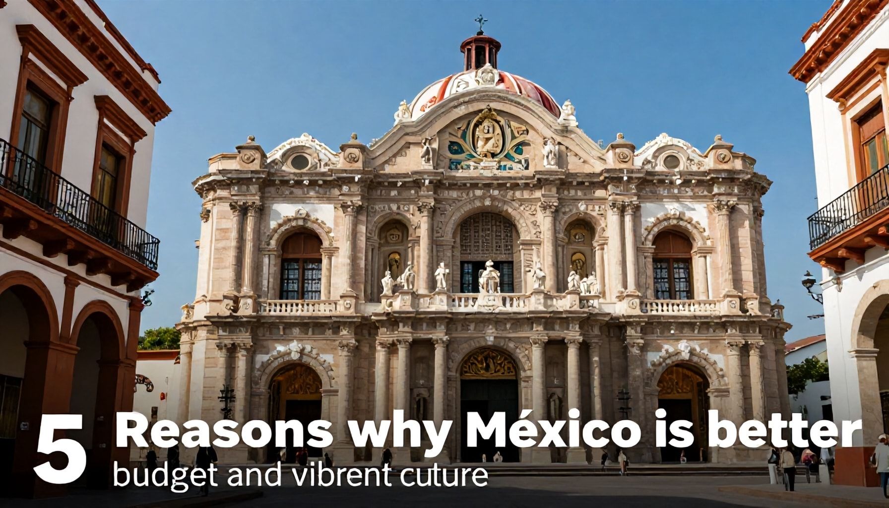 5 razones por las que México es mejor para presupuesto y cultura vibrante*