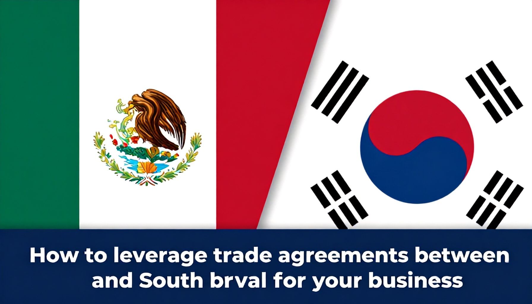 Cómo aprovechar los acuerdos comerciales entre México y Corea del Sur para tu negocio*