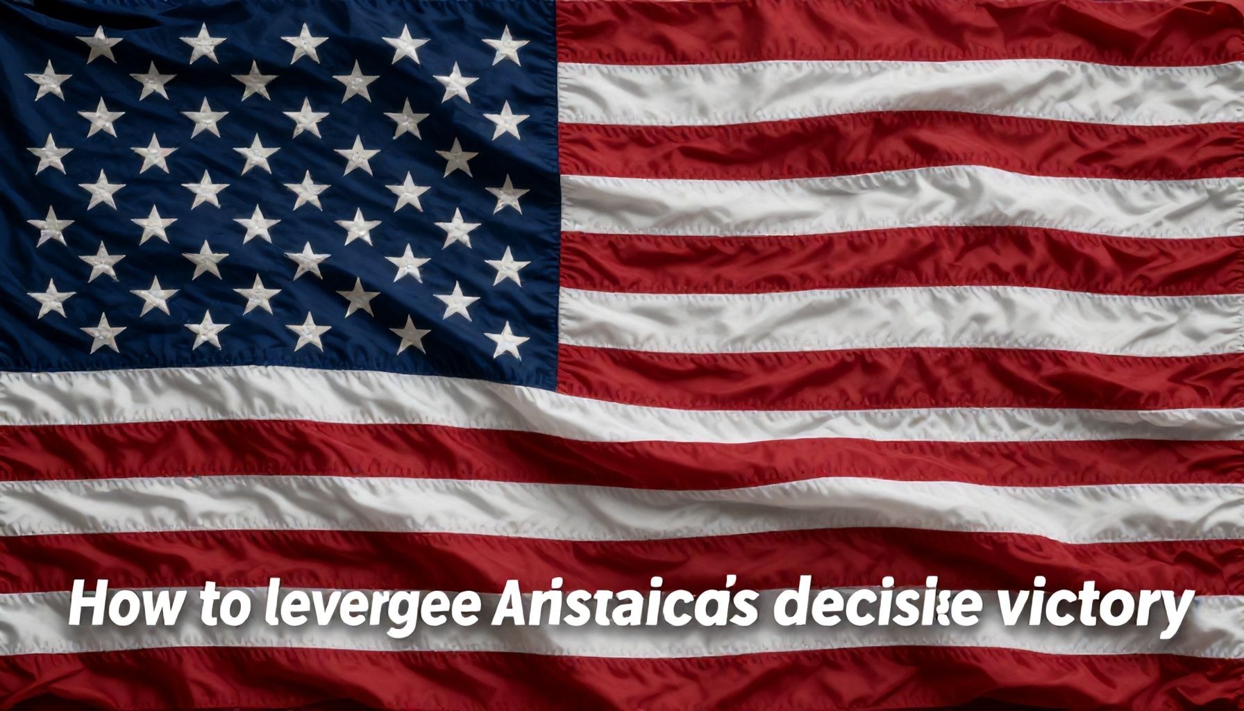 Cómo aprovechar los errores de América para una victoria decisiva*