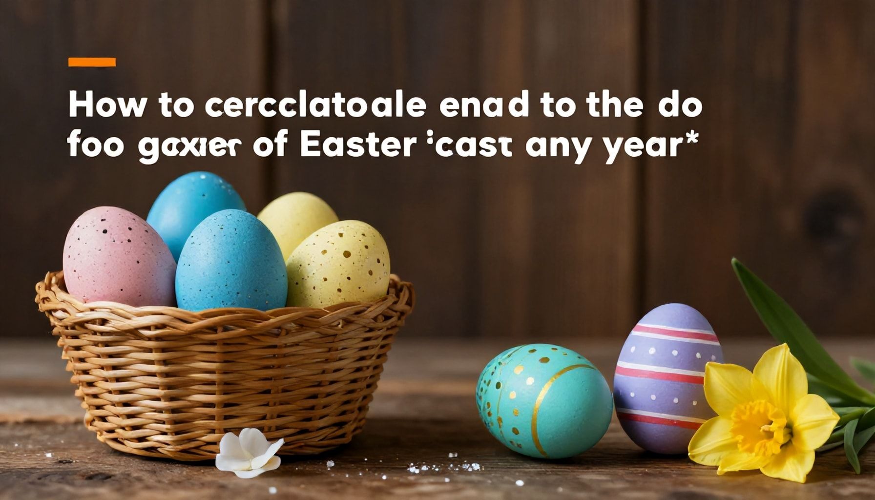 Cómo calcular la fecha exacta de Semana Santa en cualquier año*