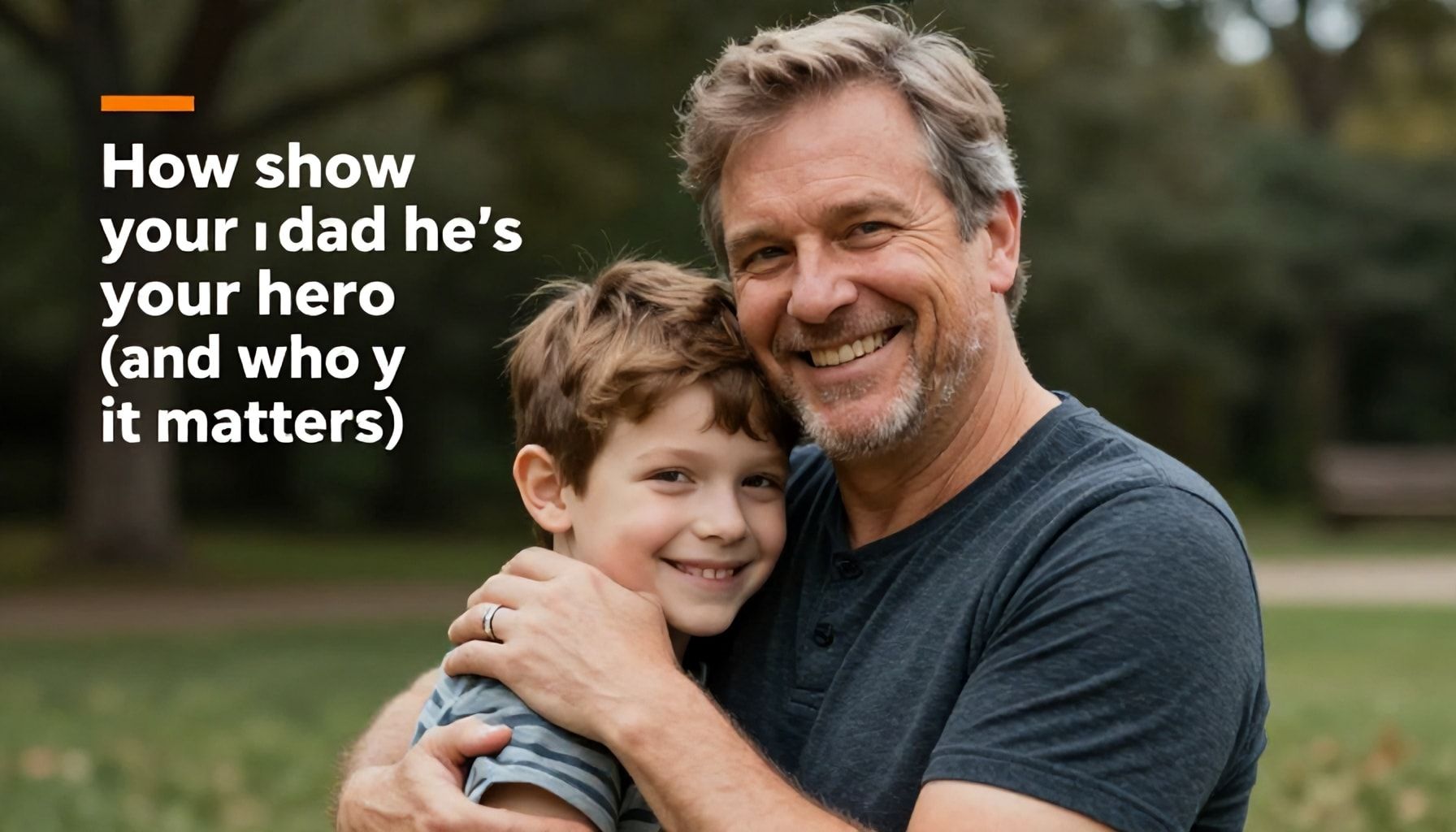 Cómo demostrarle a tu papá que es tu héroe (y por qué importa)*