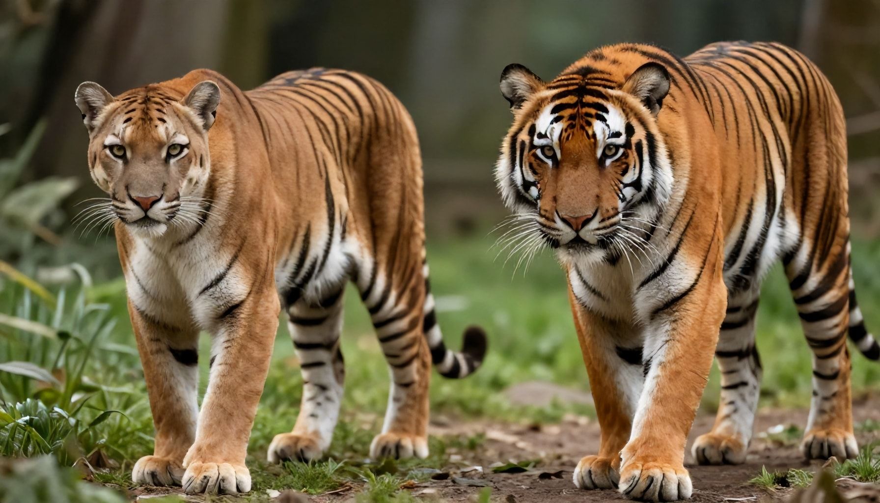 Cómo distinguir a un puma de un tigre: características físicas clave*