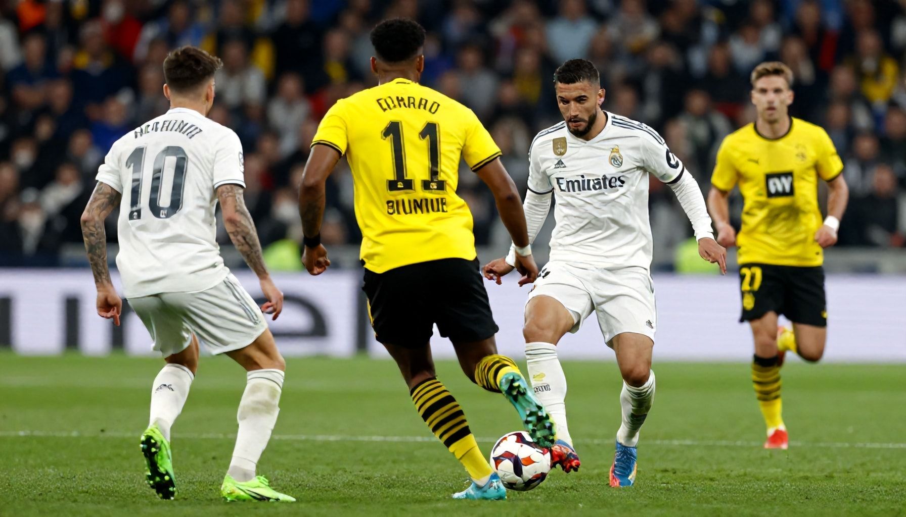 Cómo Dortmund desafía a Real Madrid con su fútbol de ataque*
