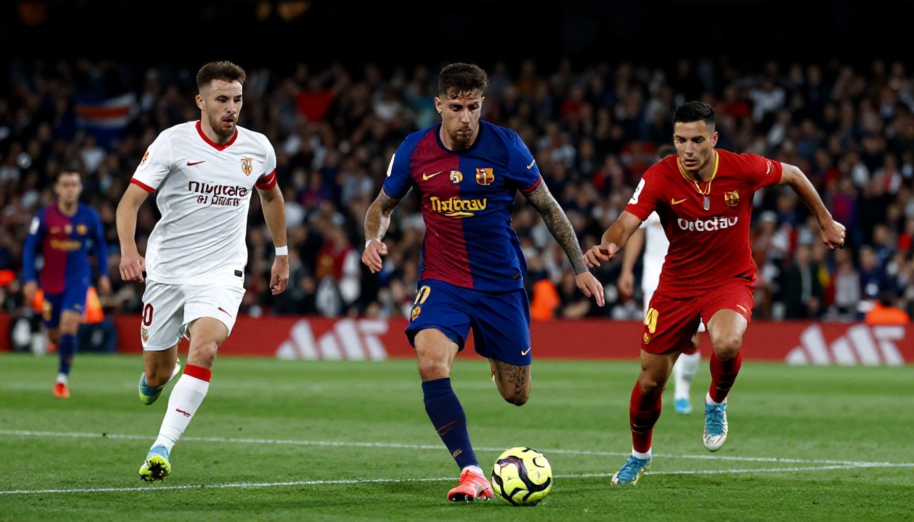 Cómo el Sevilla desafía al Barcelona en su propio terreno*