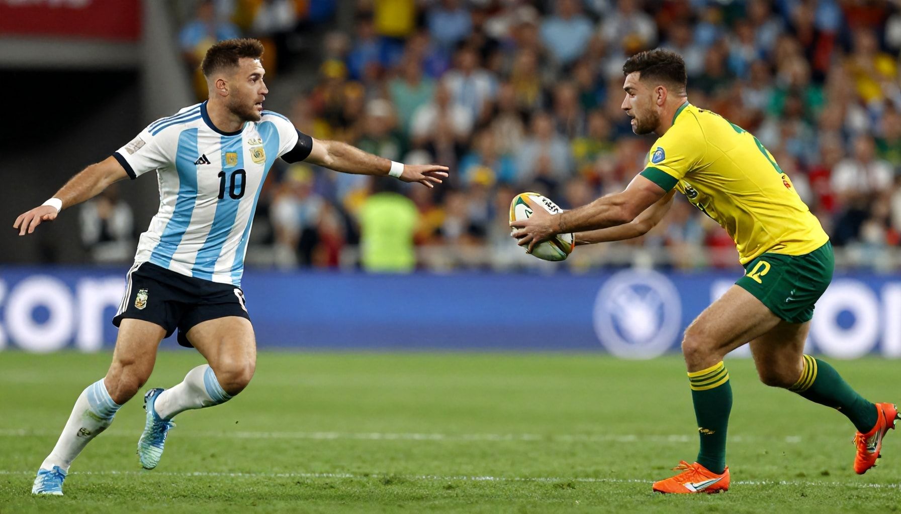 Cómo la pasión por el fútbol en Argentina choca con el amor australiano por el rugby*
