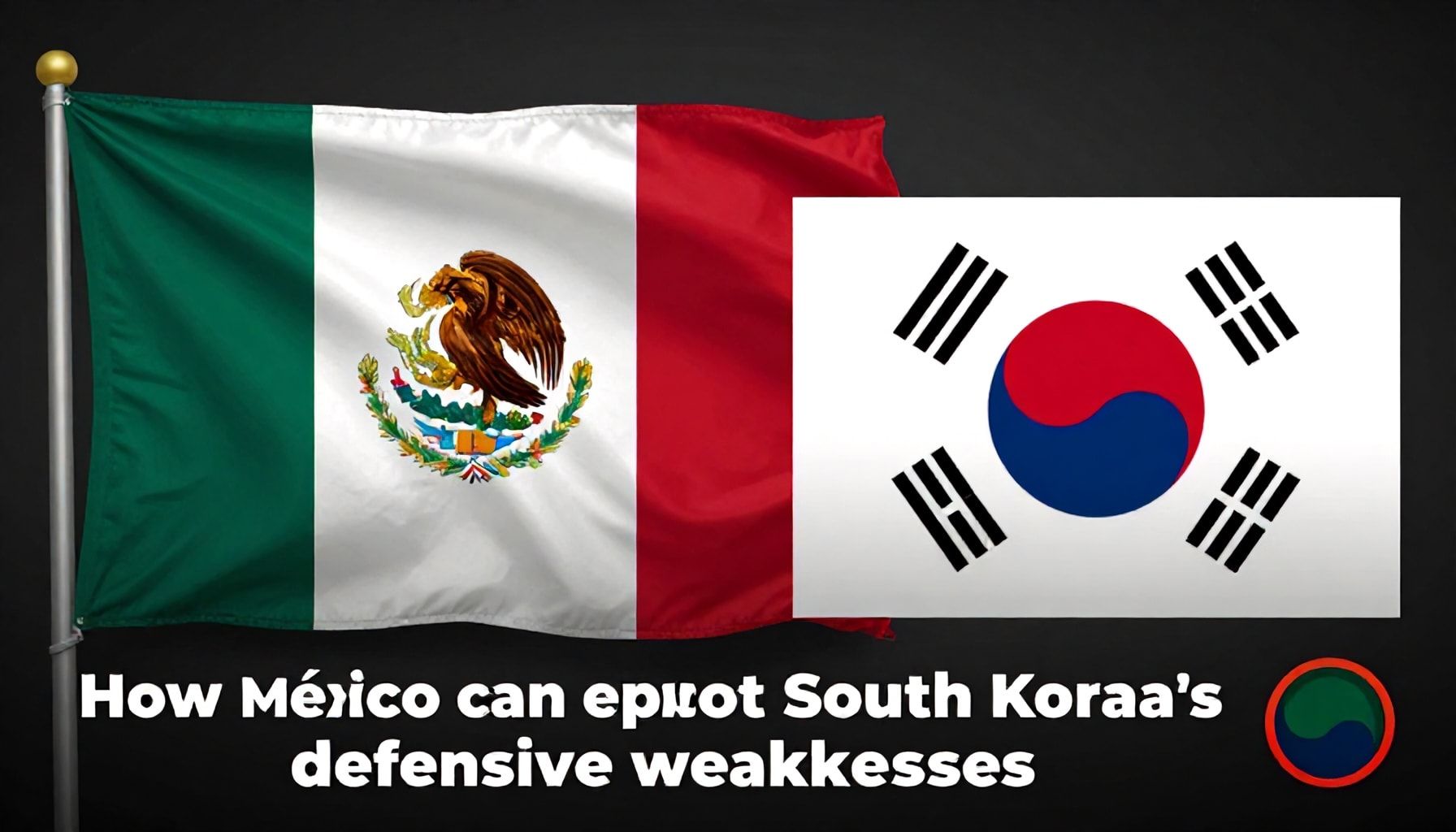 Cómo México puede explotar las debilidades defensivas de Corea del Sur*