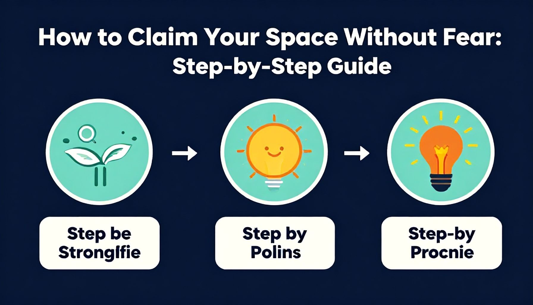 Cómo reclamar tu espacio sin miedo: Guía paso a paso*
