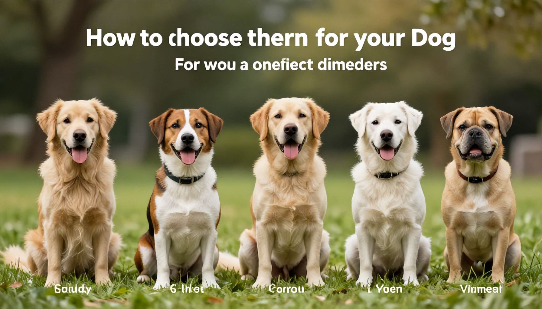 Descubre cómo elegir el nombre perfecto para tu perro en solo 5 pasos*