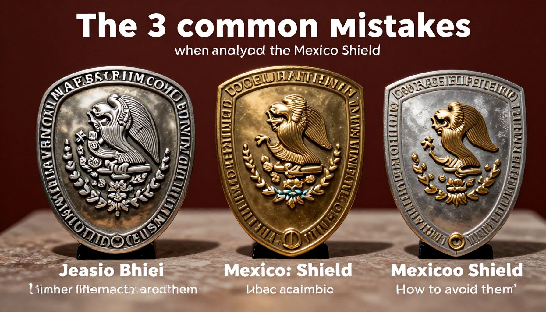 Descubre los 3 errores comunes al analizar el escudo de México (y cómo evitarlos)*