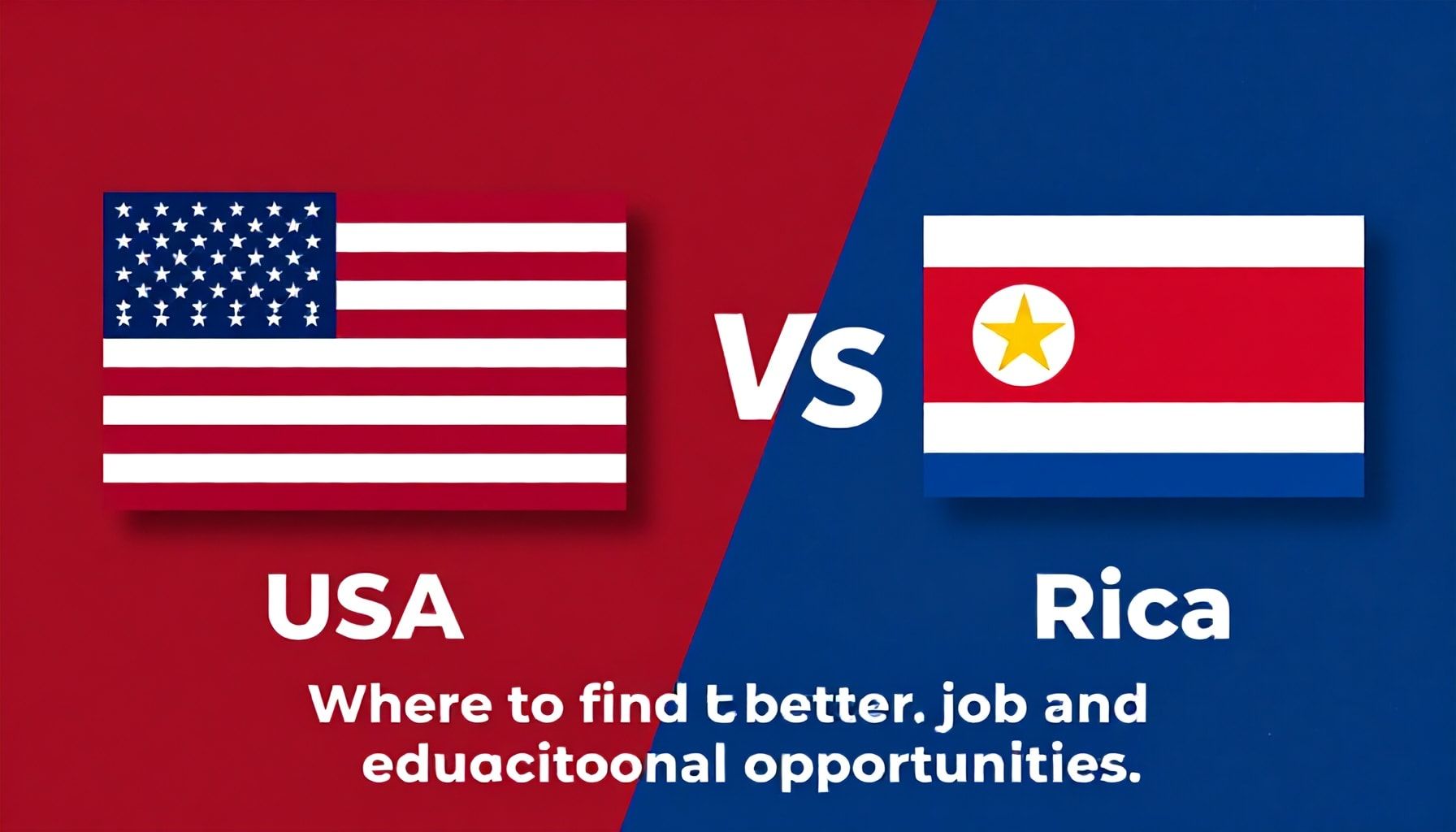 EE.UU. vs. Costa Rica: Dónde encontrar mejores oportunidades laborales y educativas*
