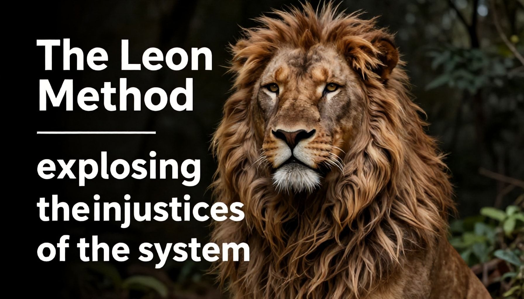 El método de Leon para exponer las injusticias del sistema*