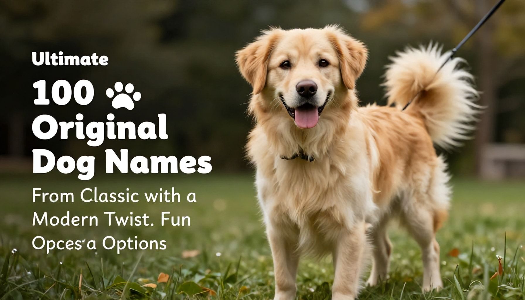 Guía definitiva: 100 nombres originales para perros, desde clásicos con giro moderno hasta opciones divertidas y exóticas*