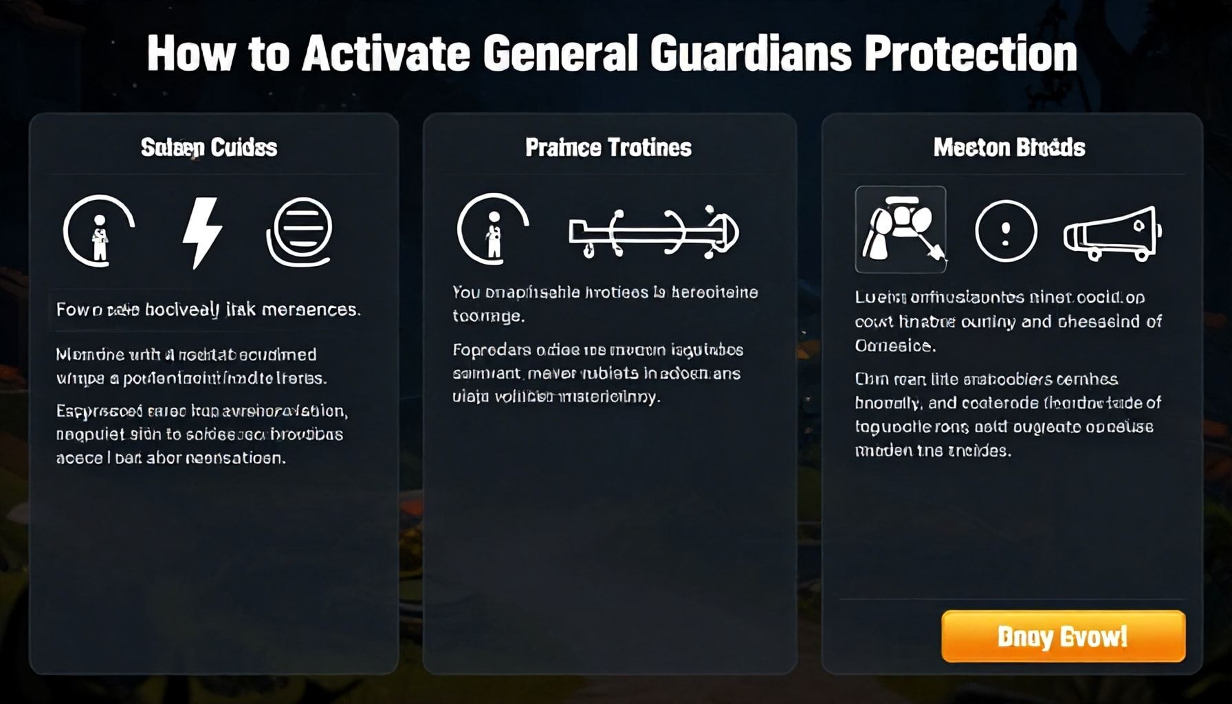 Guía paso a paso: Cómo activar la protección de los Guardianes Generales*