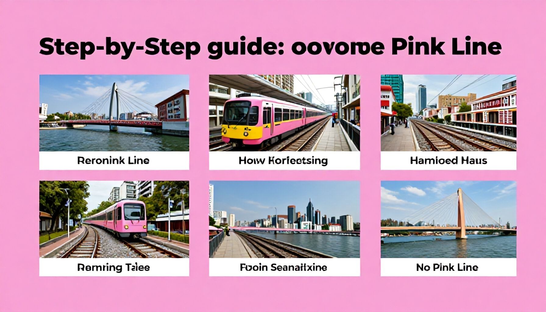 Guía paso a paso: Cómo llegar a tus destinos favoridos en la Línea Rosa*