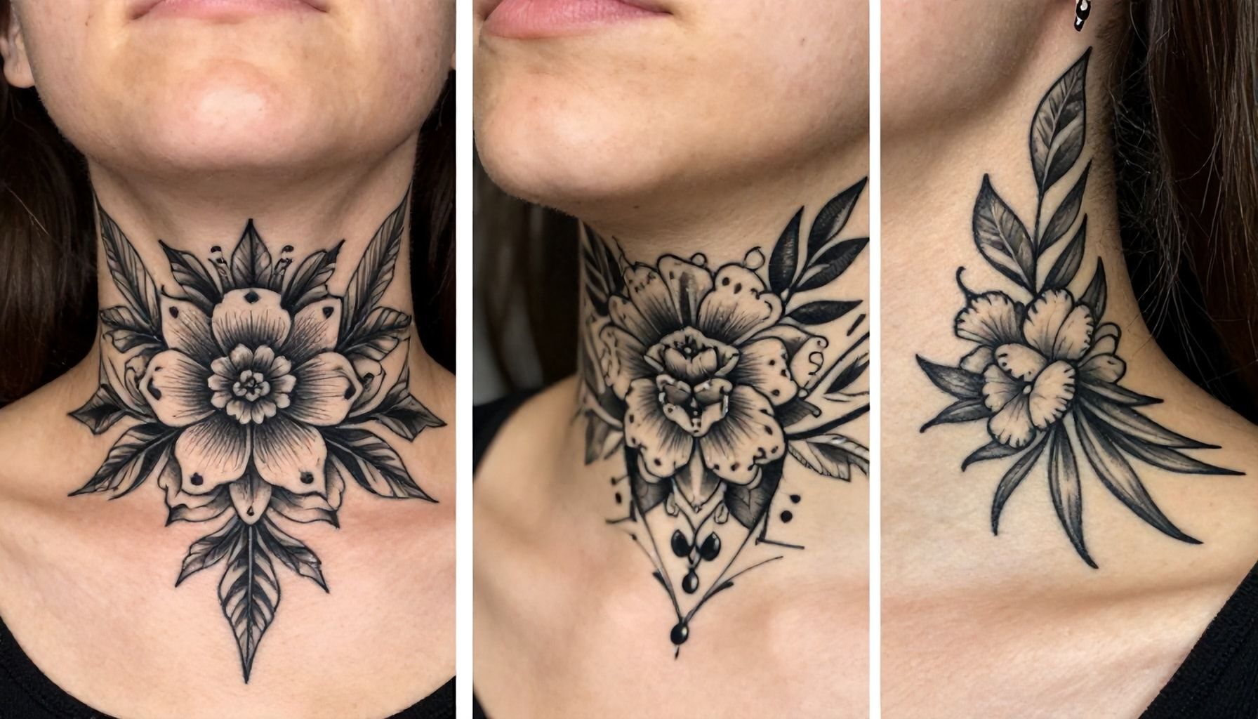 Guía paso a paso: diseños de tatuajes en el cuello que destacan con estilo*