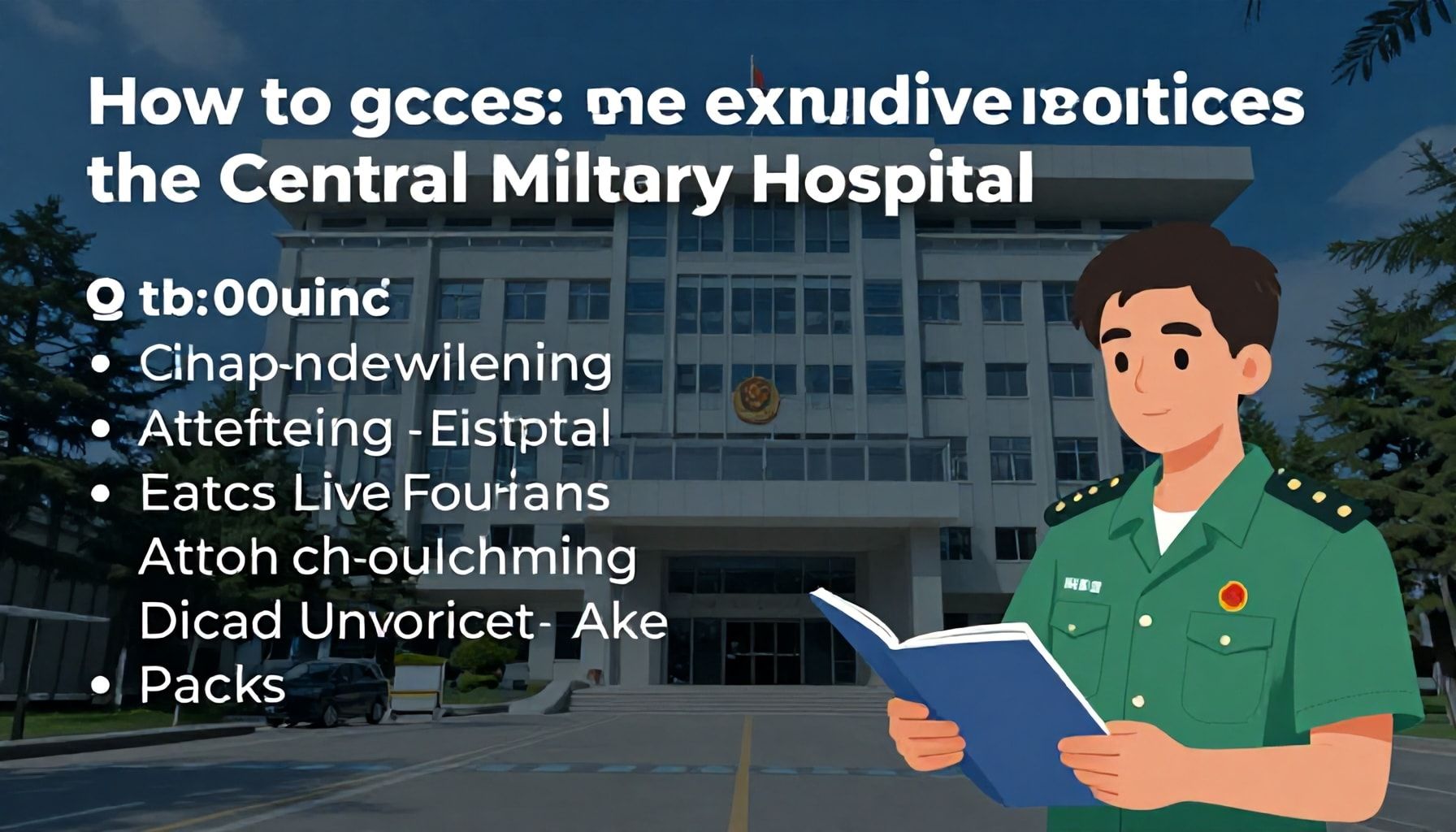 Guía práctica: Cómo acceder a los servicios exclusivos del Hospital Central Militar*