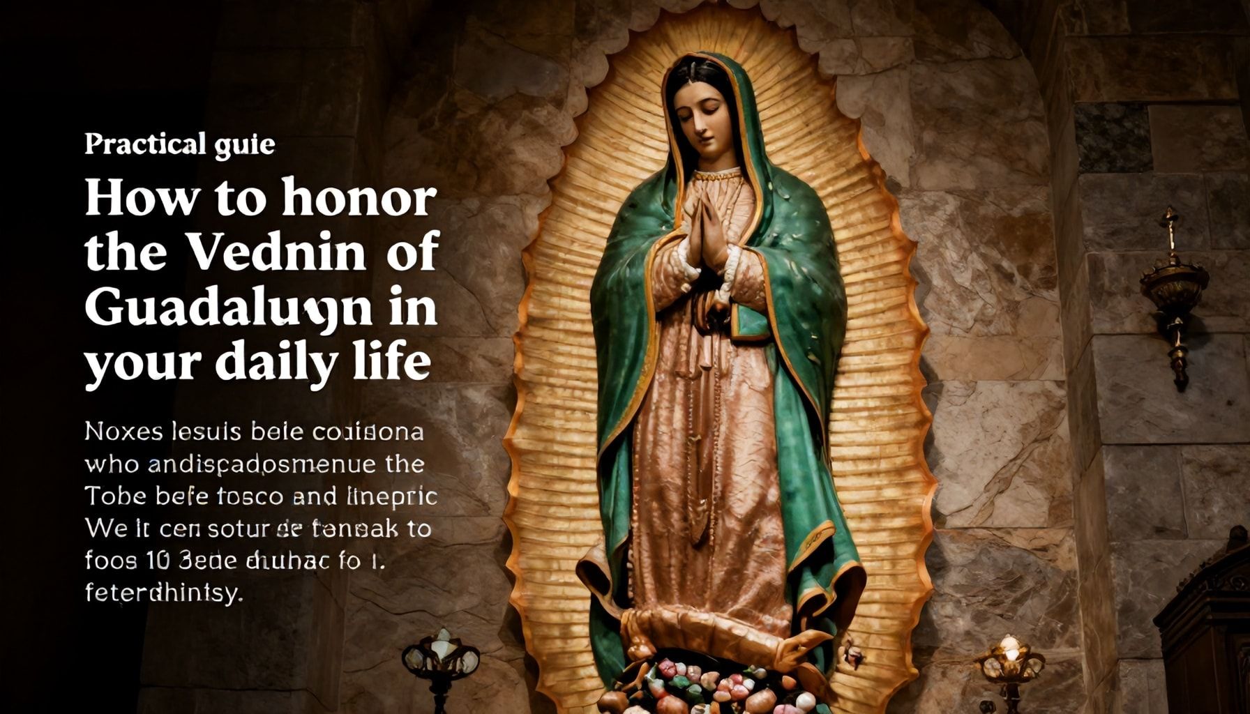 Guía práctica: Cómo honrar a la Virgen de Guadalupe en tu vida diaria*
