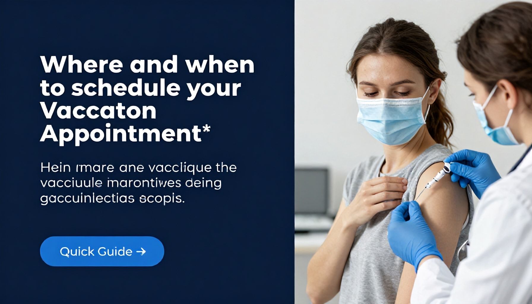 Guía rápida: Dónde y cuándo agendar tu cita de vacunación*