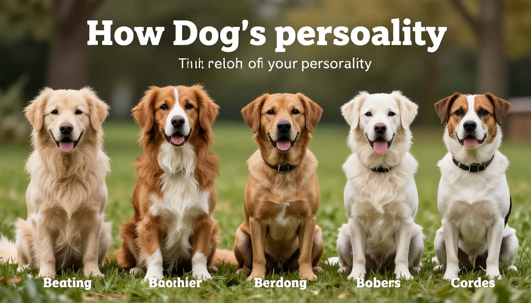 La verdad detrás de los nombres que definen la personalidad de tu perro*