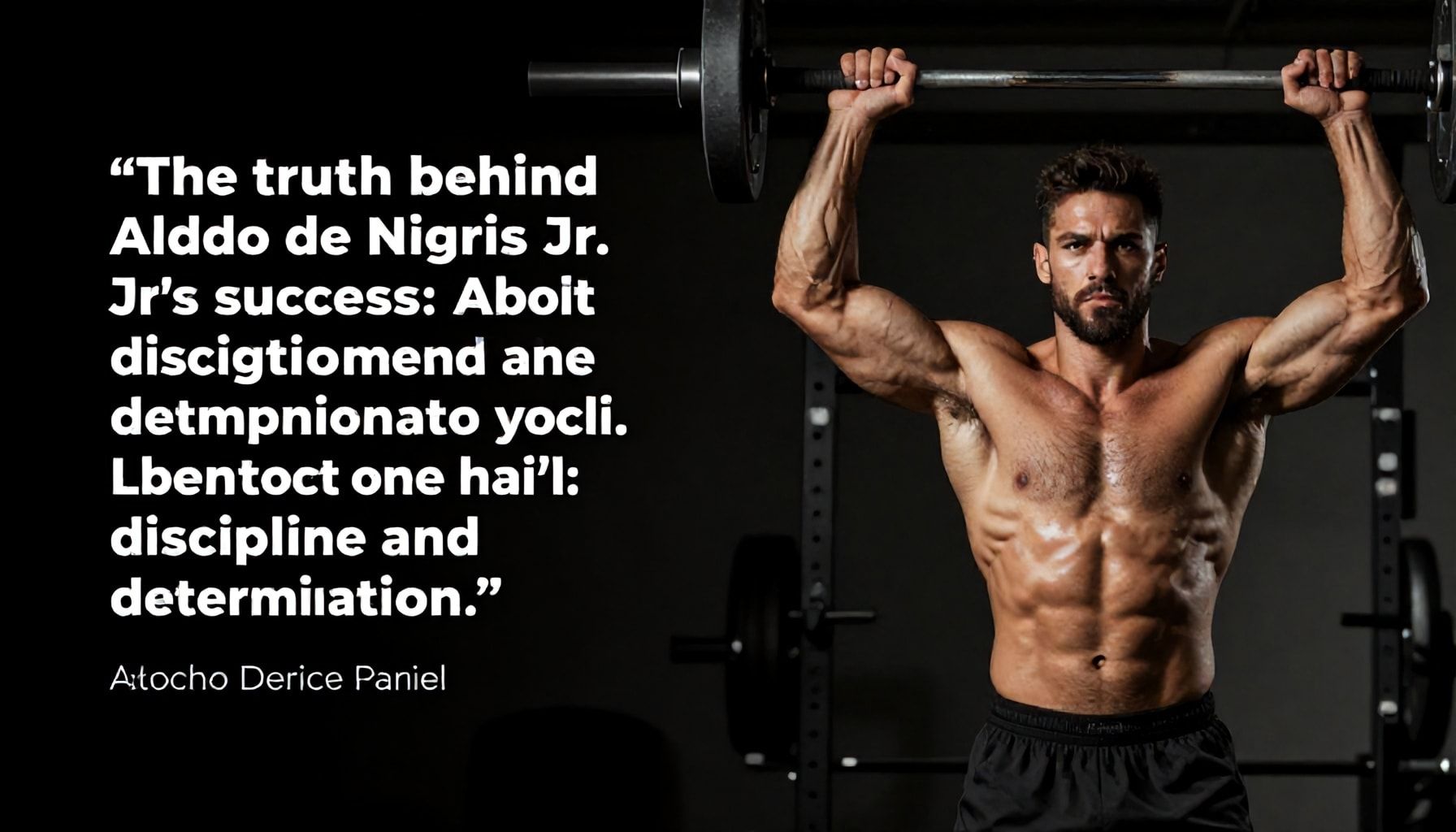 La verdad detrás del éxito de Aldo de Nigris Jr.: disciplina y determinación*