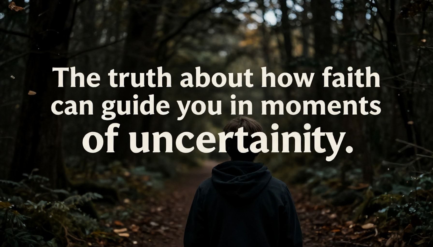 La verdad sobre cómo la fe puede guiarte en momentos de incertidumbre*