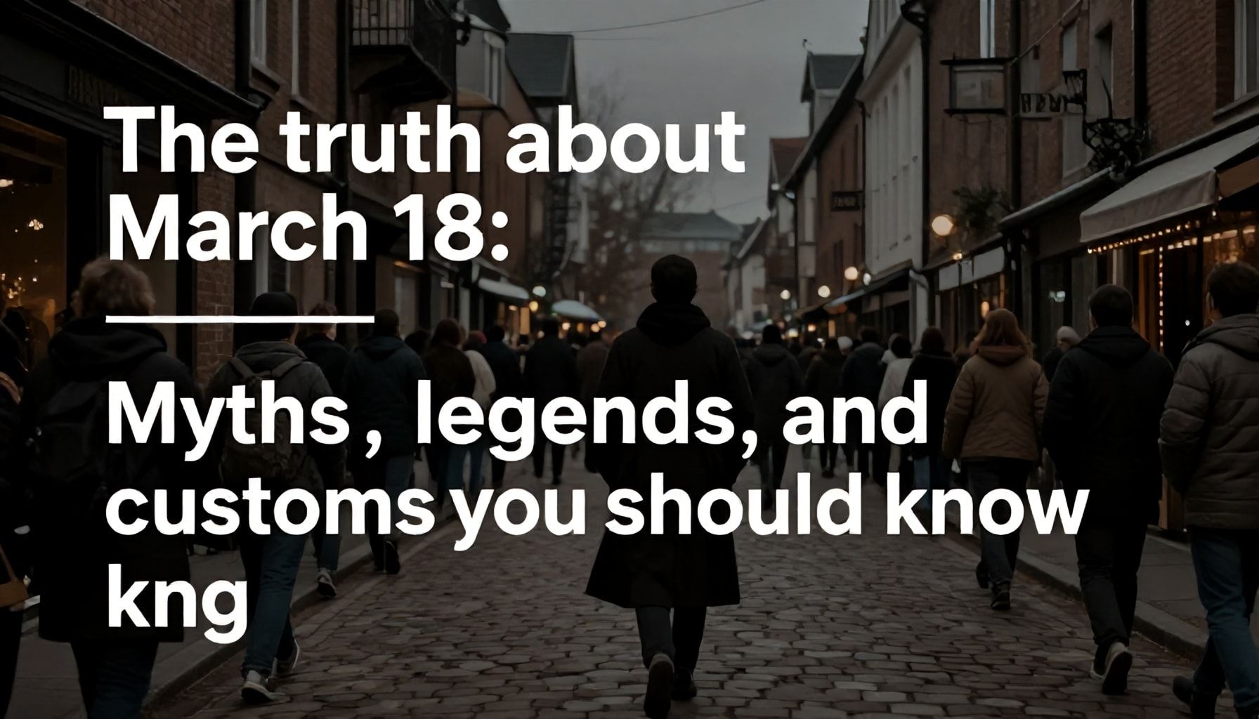 La verdad sobre el 18 de marzo: mitos, leyendas y costumbres que debes conocer*