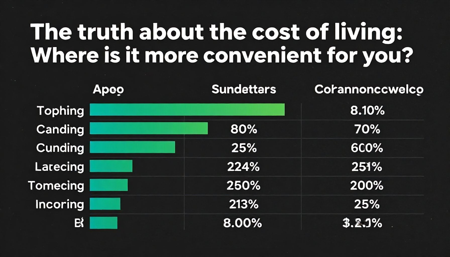 La verdad sobre el costo de vida: ¿Dónde te conviene más?*