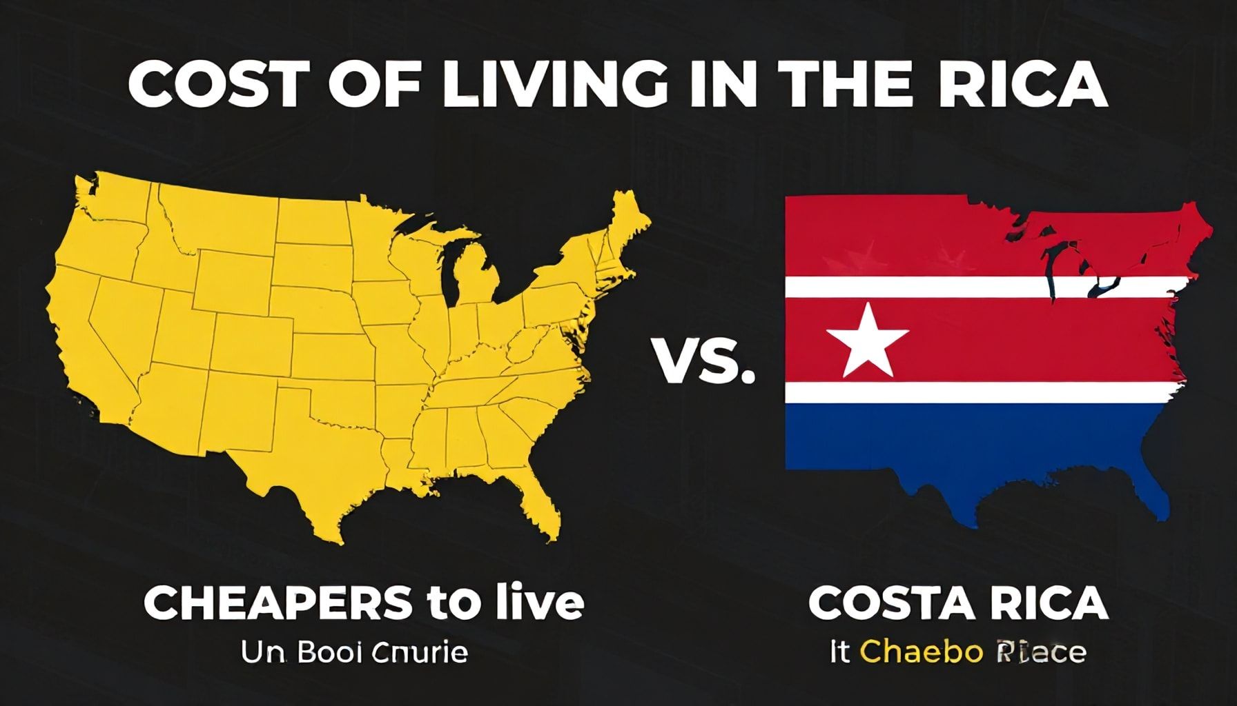 La verdad sobre el costo de vida en EE.UU. vs. Costa Rica: ¿Dónde sale más barato vivir?*