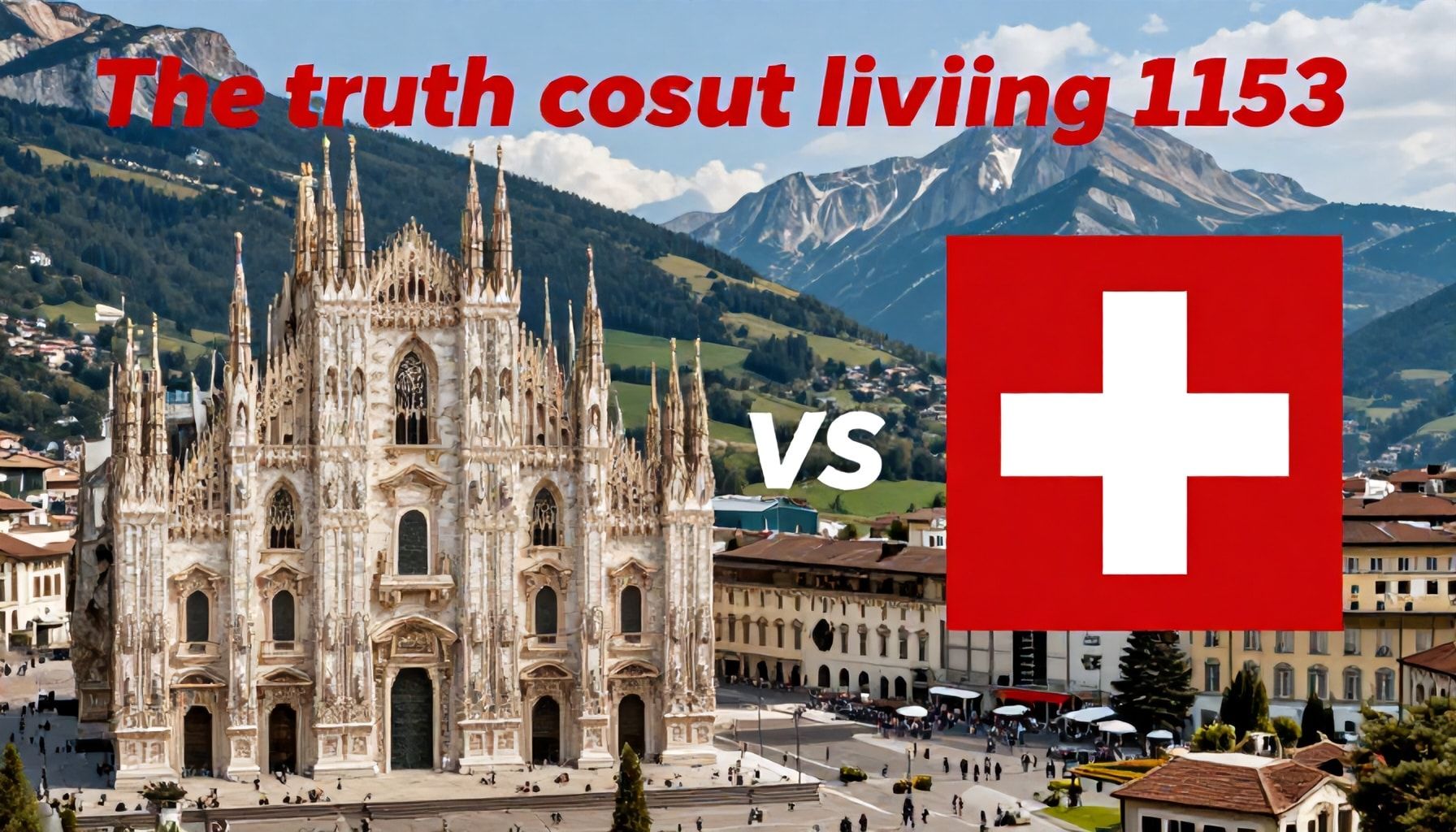La verdad sobre el costo de vida en Italia vs. Suiza (y cómo ahorrar)*