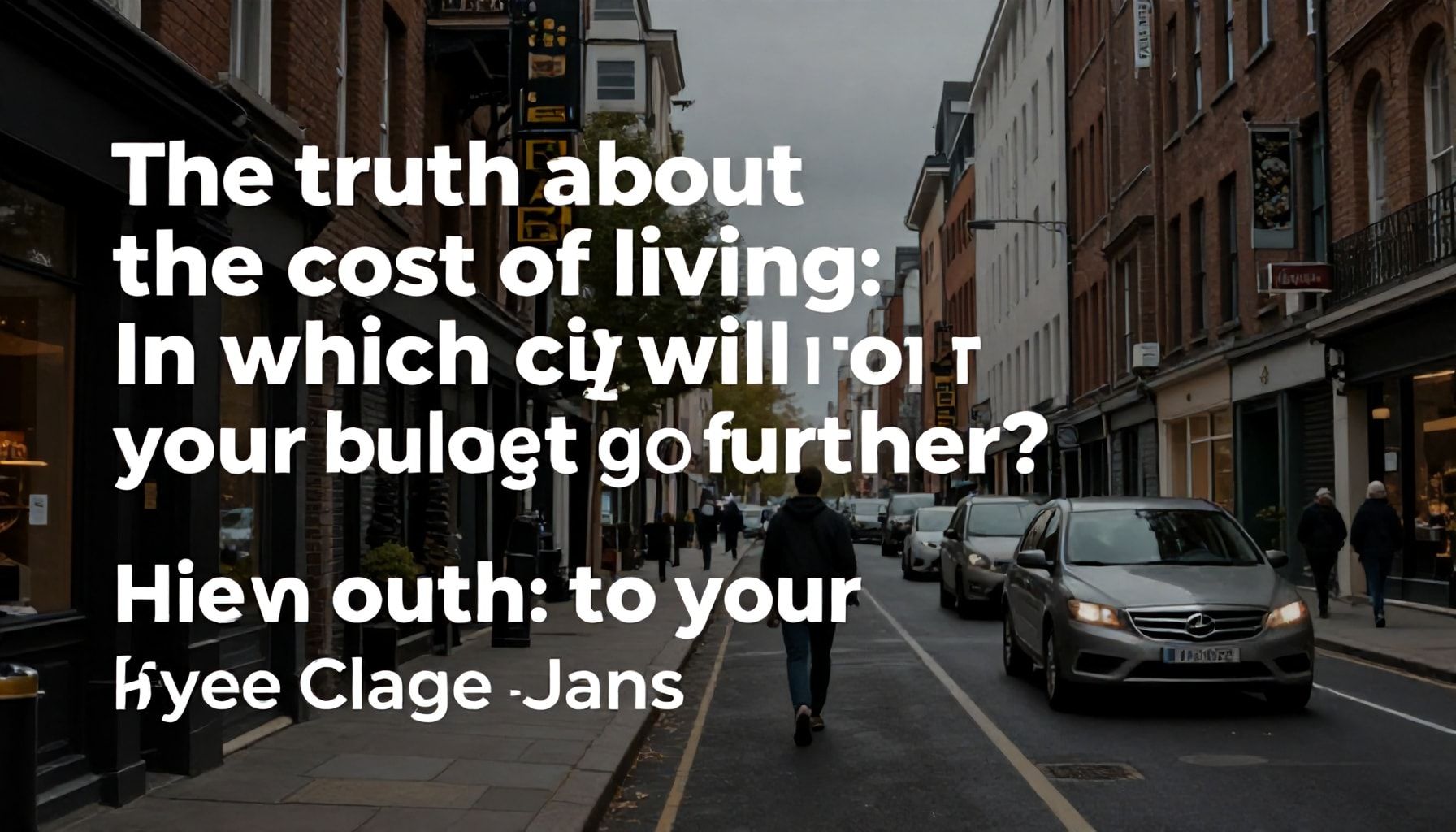 La verdad sobre el costo de vida: ¿En qué ciudad te estirará más tu presupuesto?*