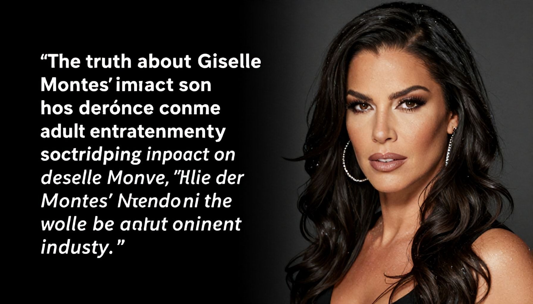 La verdad sobre el impacto de Giselle Montes en la industria del entretenimiento para adultos*
