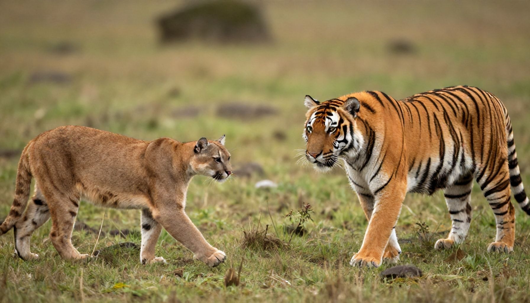 La verdad sobre el impacto de pumas y tigres en la cadena alimenticia*