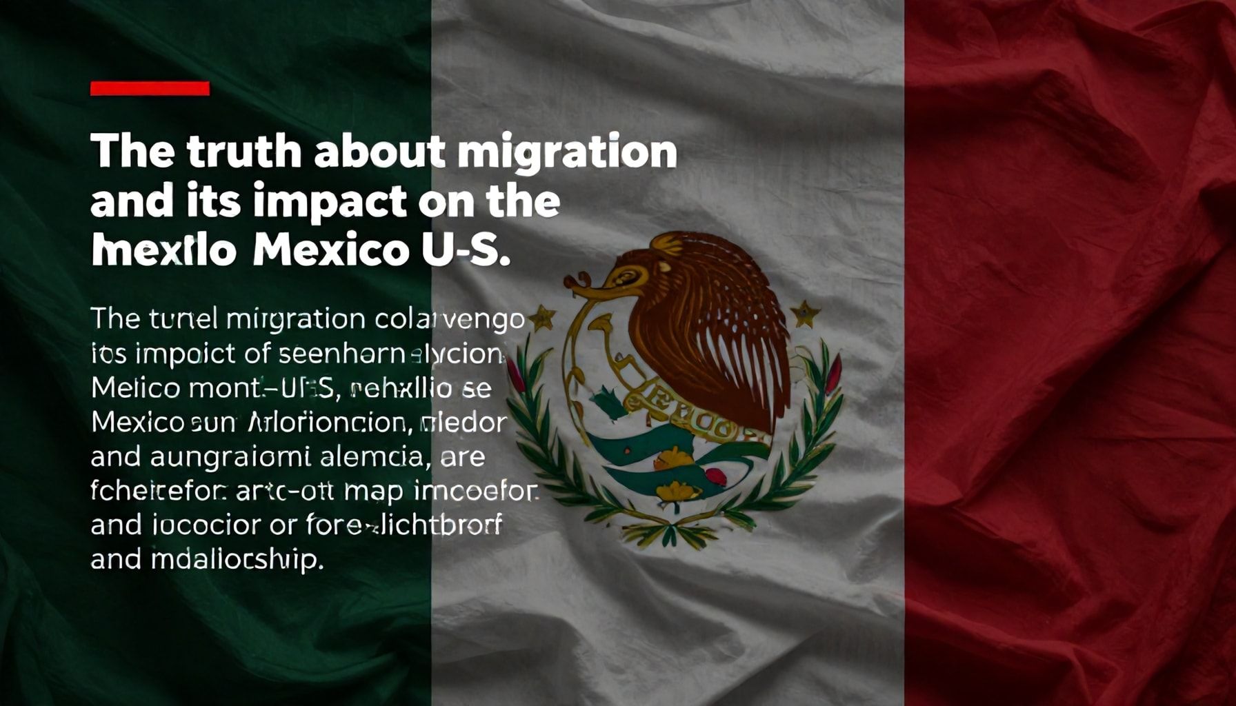 La verdad sobre la migración y su impacto en la relación México-EEUU*