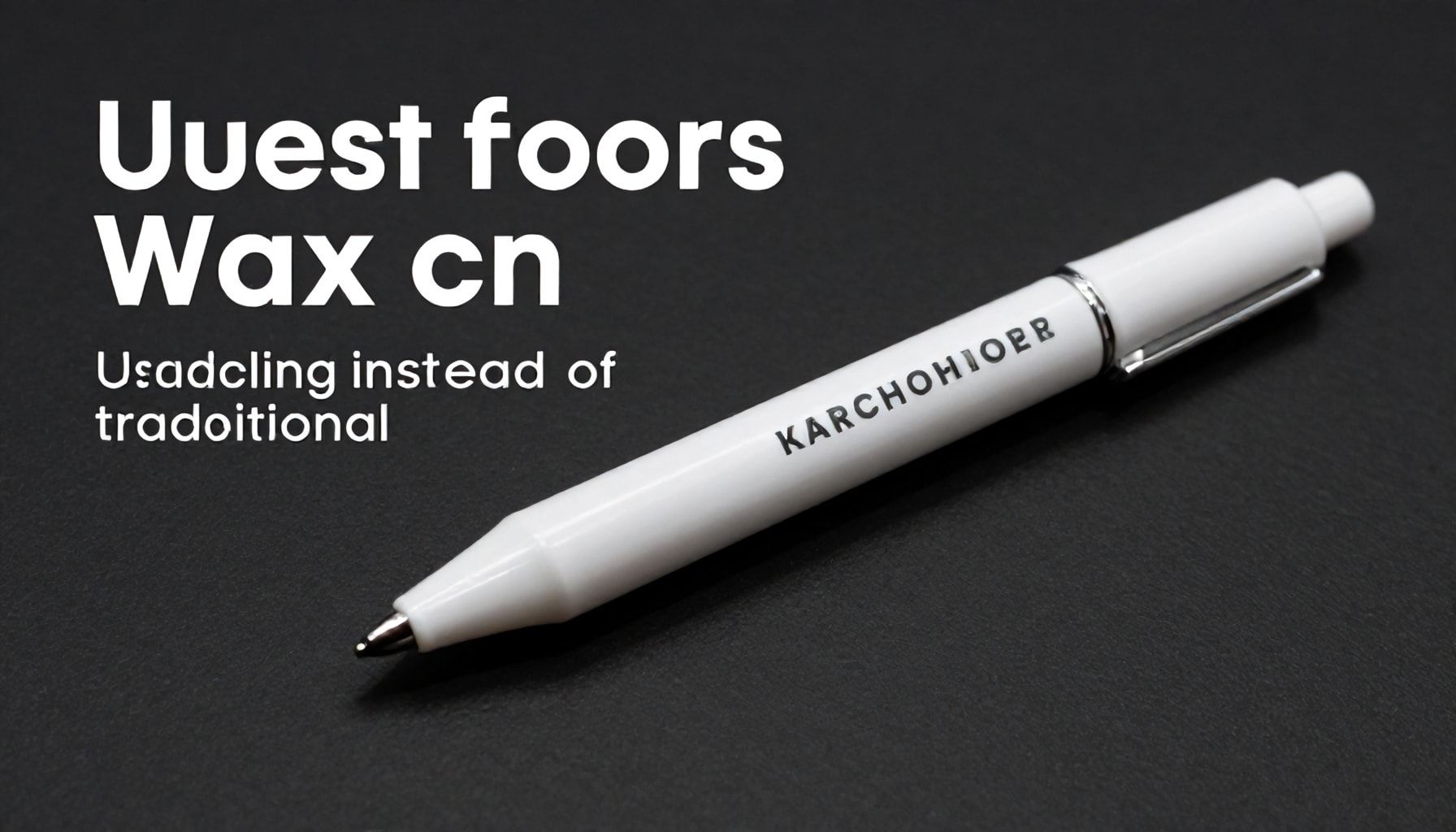 La verdad sobre los beneficios de usar una pluma de wax en lugar de bolígrafos tradicionales*